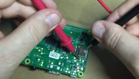 Testing points on a Raspberry Pi Testing points on a Raspberry Pi